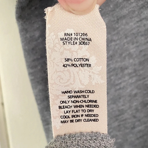 Soft Surroundings, Hooded French Terry Short Sleeve Half Zip Dress, Gray, Grey - Picture 10 of 11